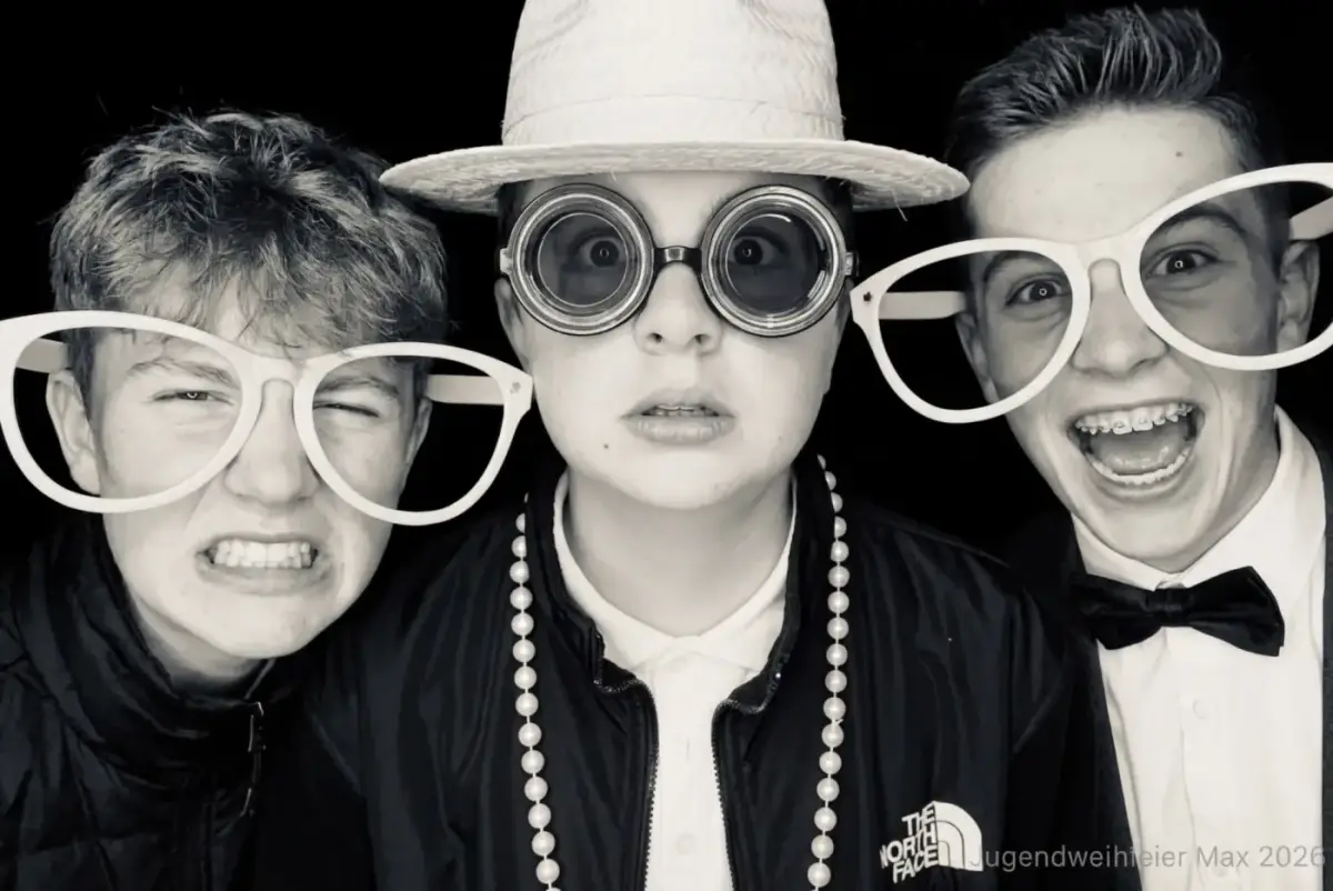 Fotobox mieten in Chemnitz – Schwarz-Weiß Aufnahme